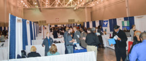 Hampton job fair photo of convention