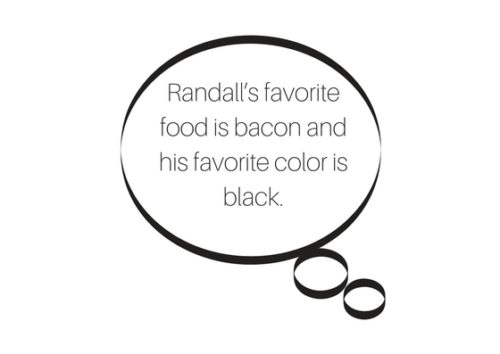 Randalls's favorite color.