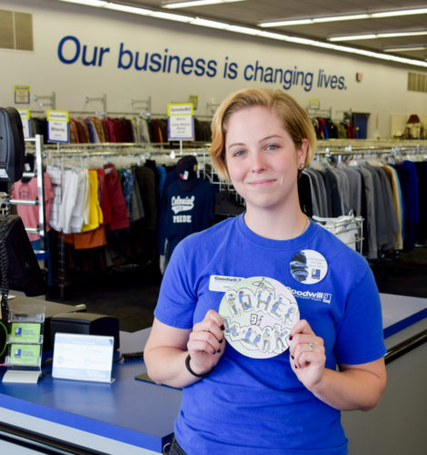 Goodwill Associate Uses Teamwork to Win Mission Month Button Contest ...